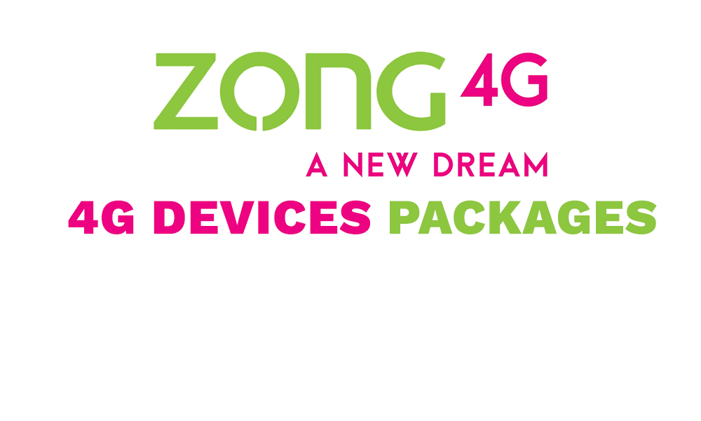 Zong internet Device Packages