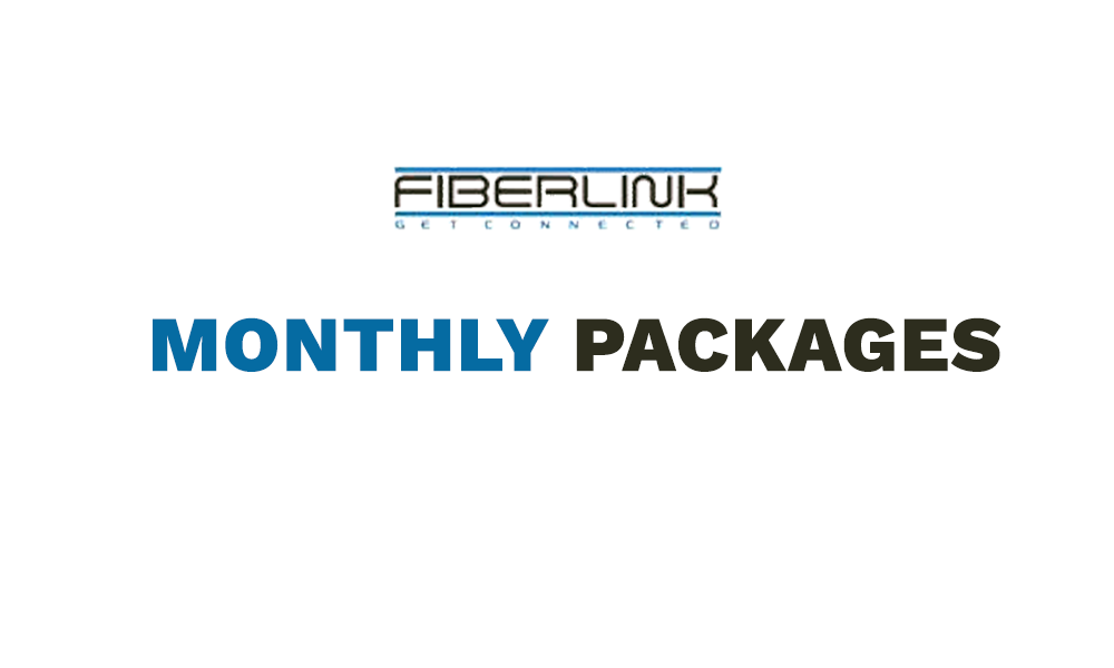 fiberlink monthly internet packages
