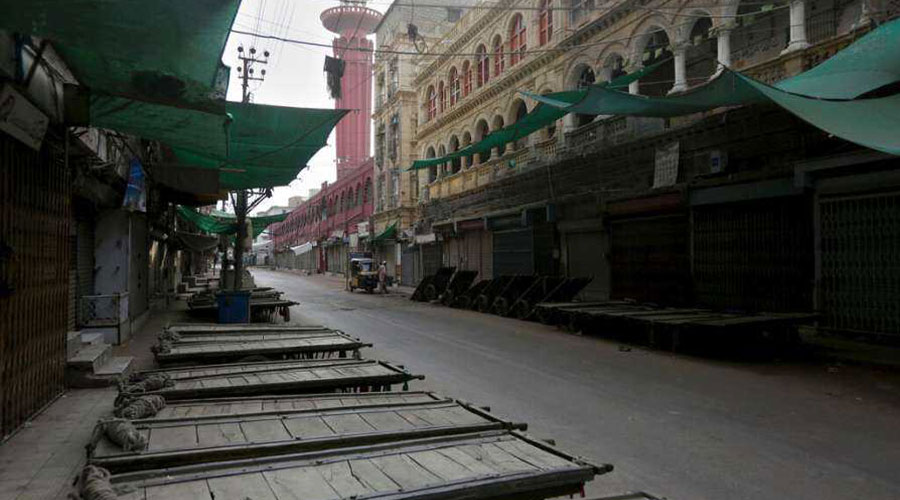 Rawalpindi deserted roads