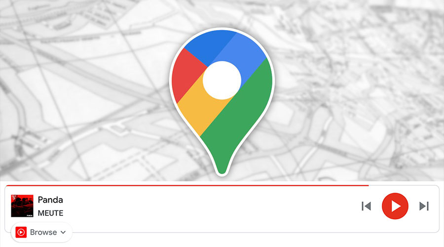 YouTube Music Google Maps