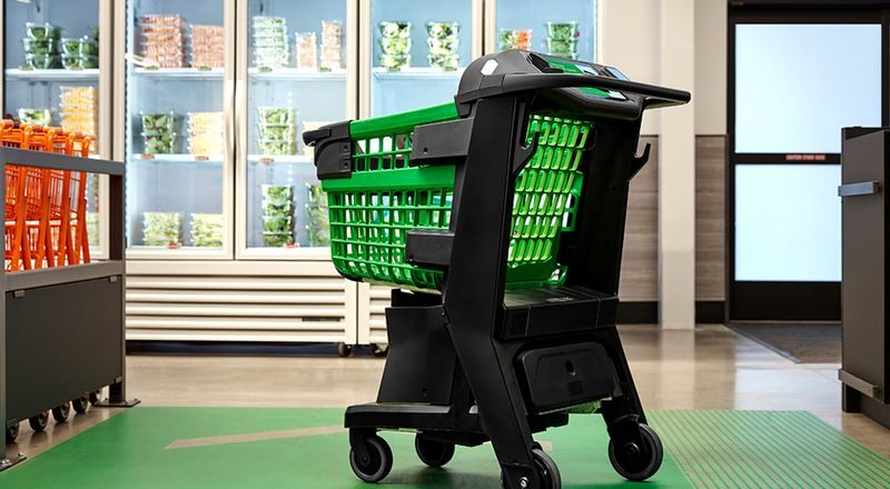 Amazon smart shopping cart