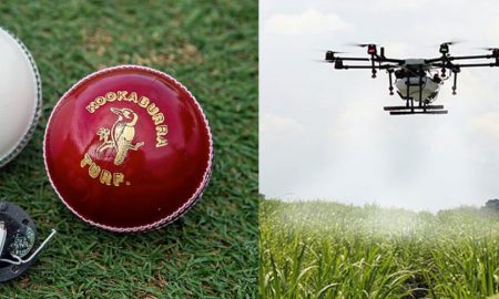 agricultural drones cricket balls