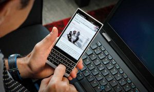 BlackBerry 5G keyboard