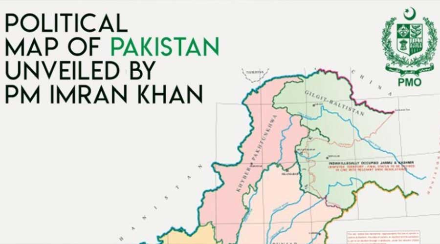 new Pakistan map