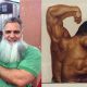 60-year old Pakistani bodybuilder