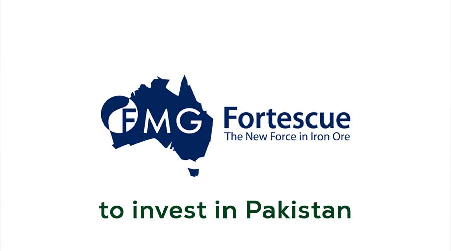 Fortescue Metals invest in Pakistan