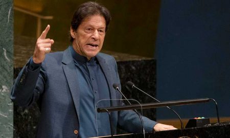 Imran UN address Kashmir