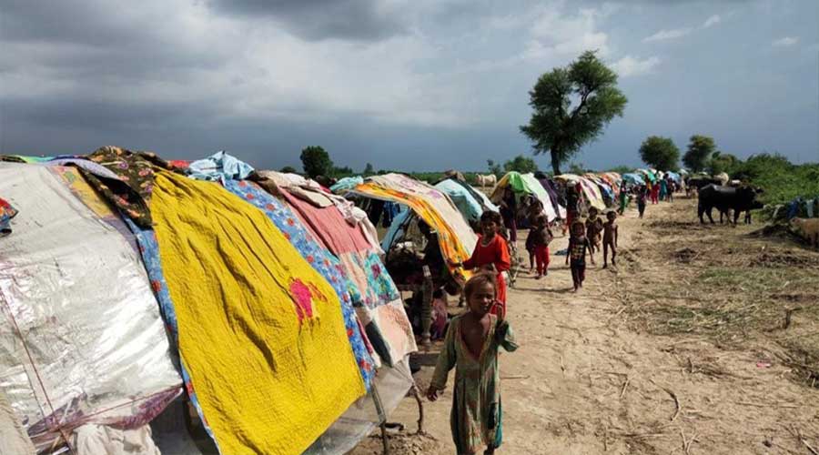 Rain victims in Sindh