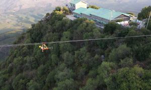 longest sky bridge zipline