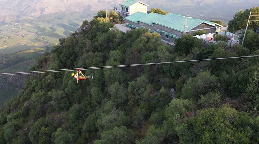 longest sky bridge zipline