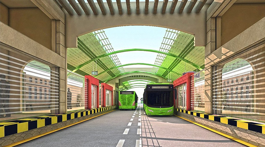 Green and Orange Line