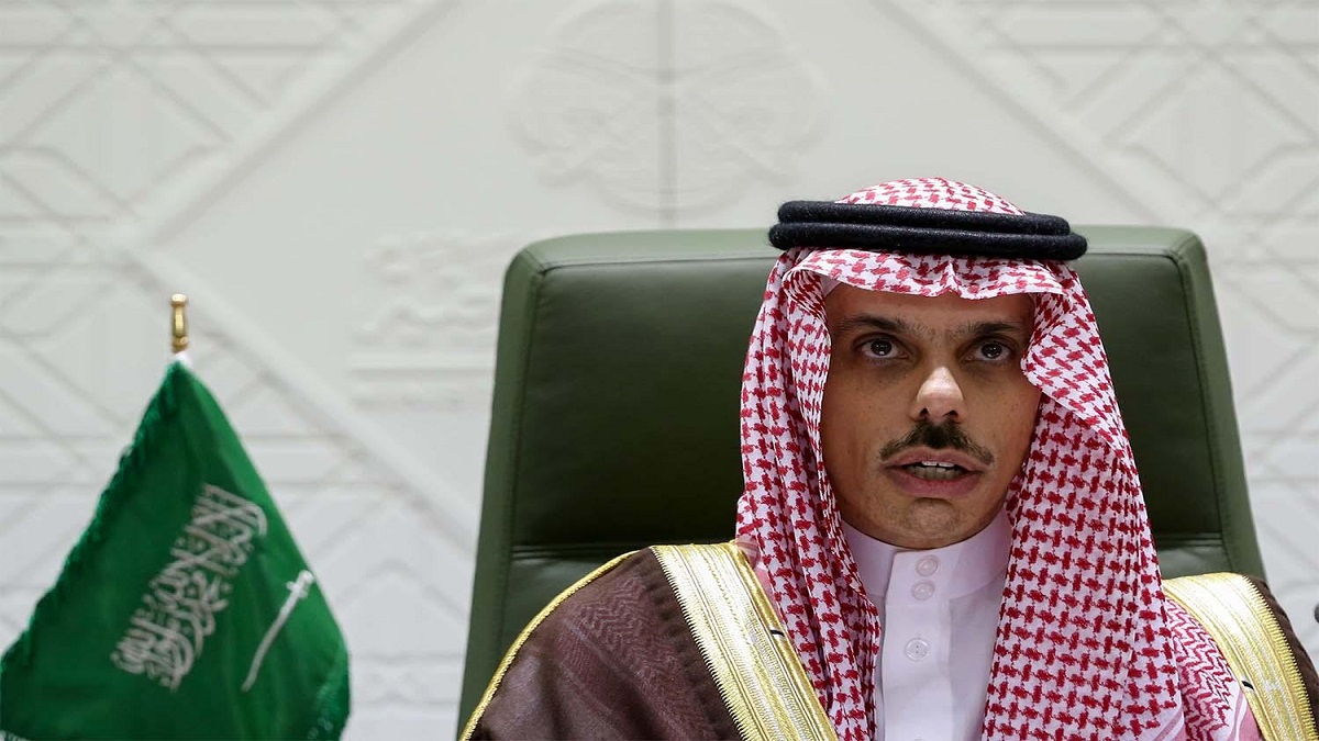 Saudi Foreign Minister Prince Faisal bin Farhan