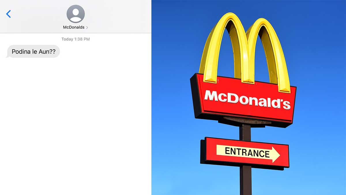 McDonalds Podina