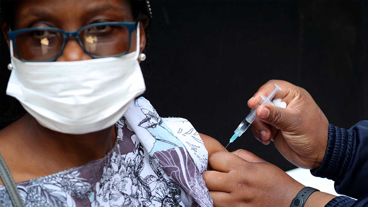 South African woman coronavirus