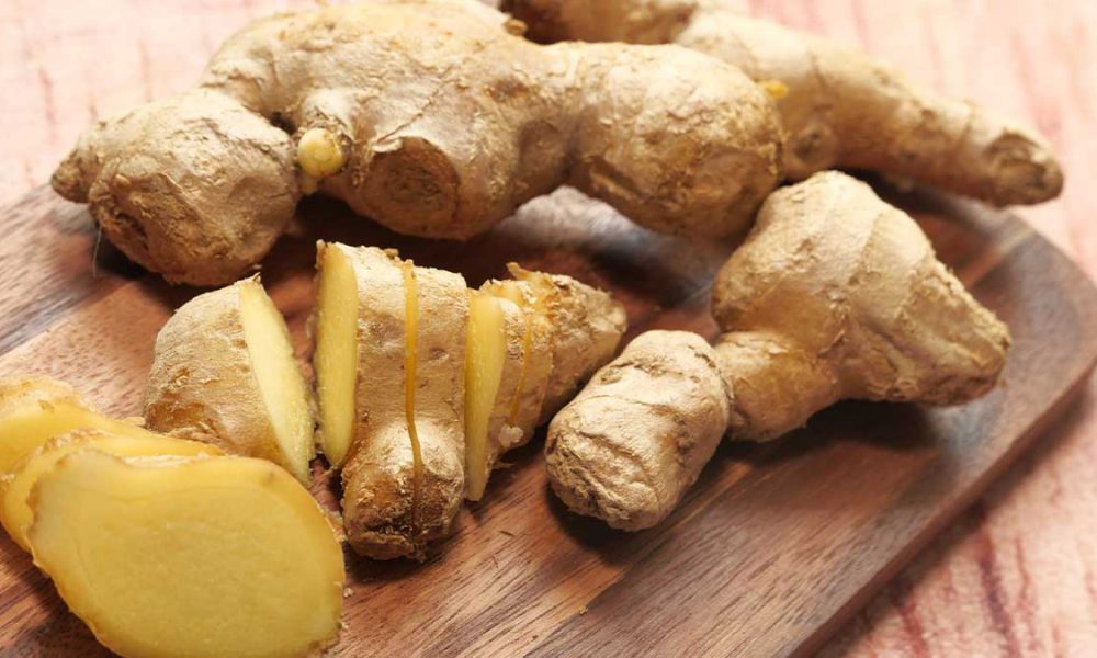 ginger harvest