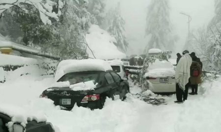 snowfall in Murree