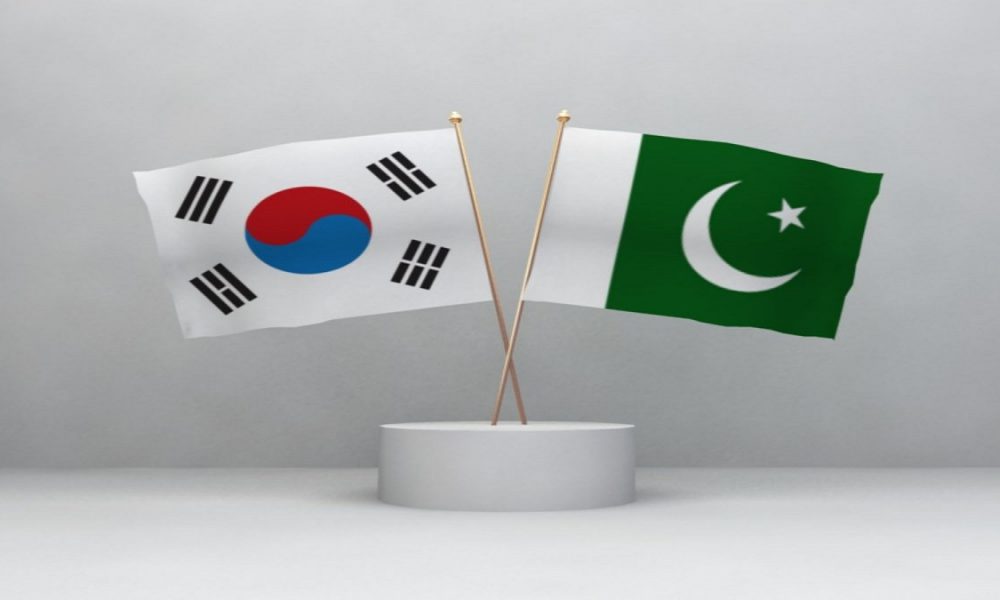 South Korea Pakistan flags