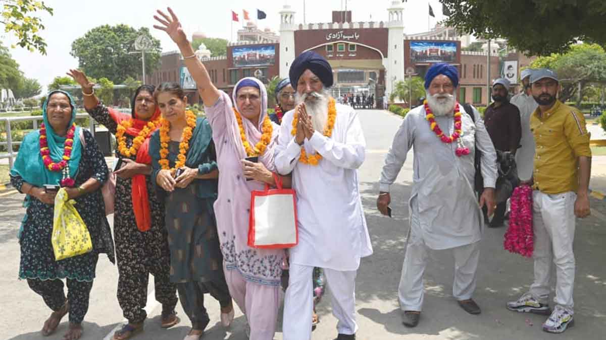 Sikh pilgrims