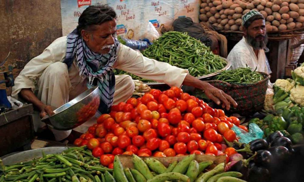 Prices of vegetables