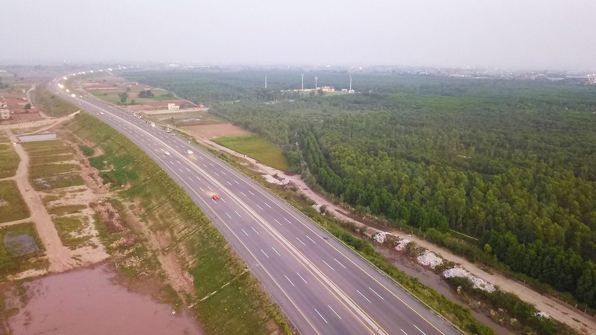 motorway land