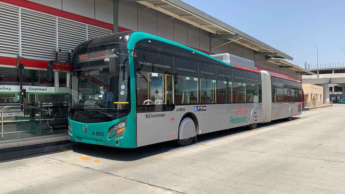 BRT Peshawar buses