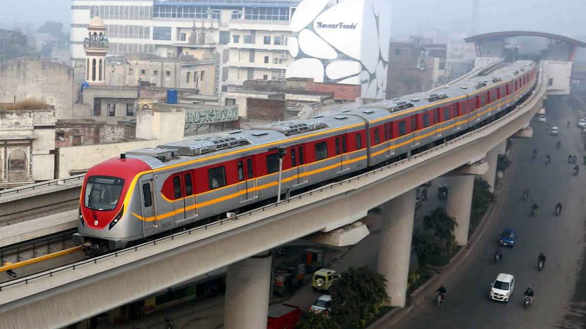 Orange Line Metro train