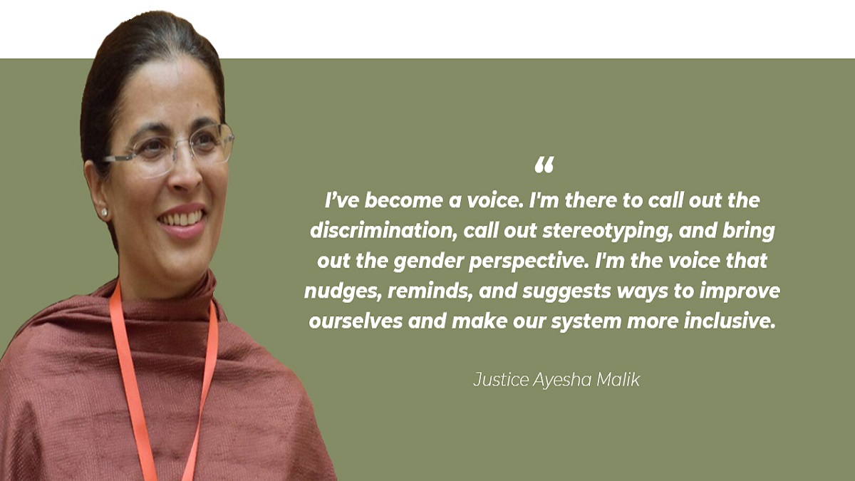 Justice Ayesha Malik makes it to world's 100 inspiring women list