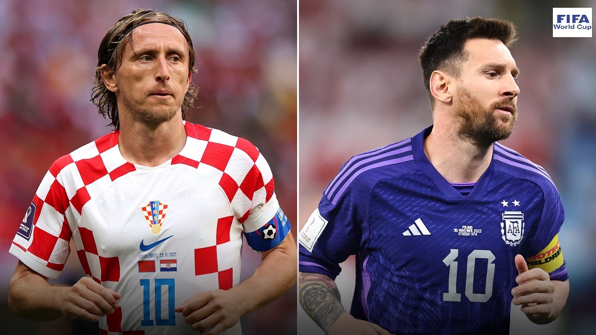 Croatia and Argentina reached football world cup semi-finals