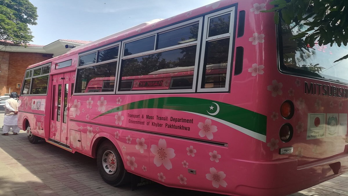 Pink Buses in peshawar