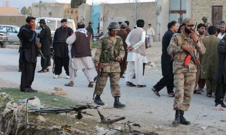 Seven Soldiers and a Civilian Martyred In Terrorist Attack In Balochistan