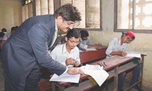 Sindh Minister Vows Action Against Exam Cheating, Urges Focus on Quality Education