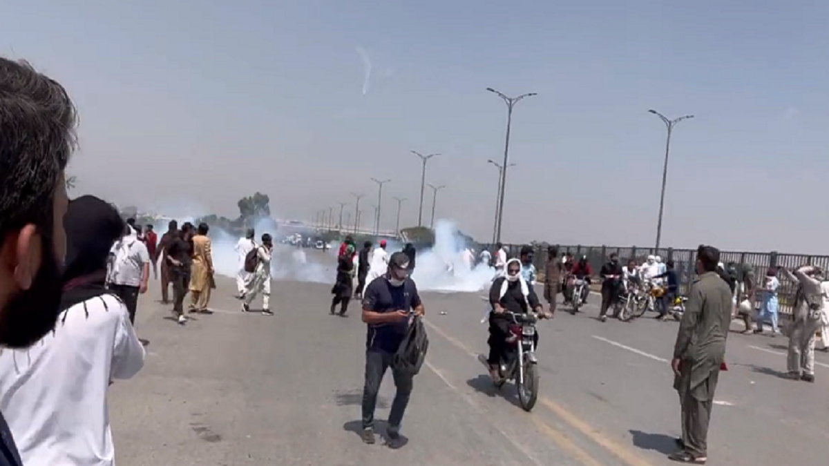 PRI Supporters Gathering At Srinagar Highway Islamabad