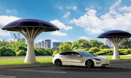 Innovative Solar Trees Set To Revolutionize EV Charging In UK Shopping Malls And Car Parks