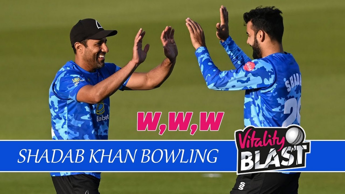 Shadab Khan's Stellar Bowling Performance Lights Up Vitality Blast Despite Sussex Sharks' Loss to Essex