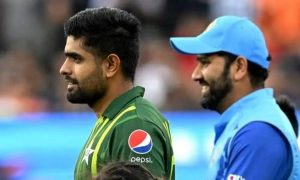 pakistan vs india in world cup babar azama and rohit sharma