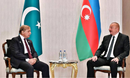 shehbaz sharif in azerbaijan