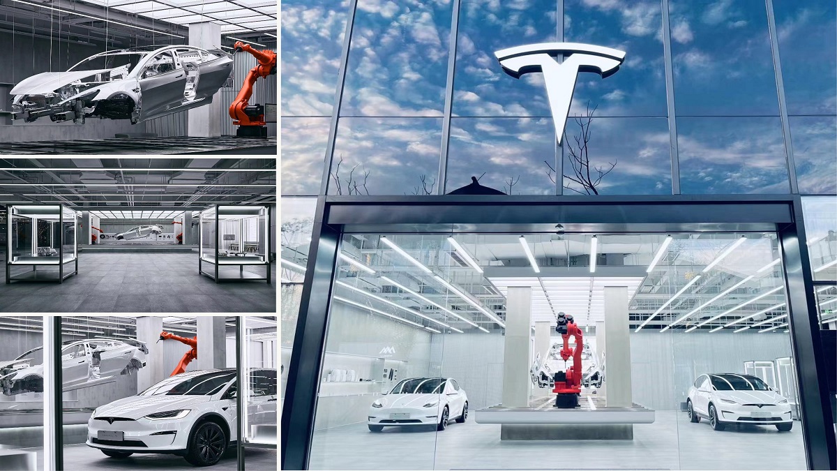 In an innovative move aimed at bringing consumers closer to the manufacturing process, Tesla has unveiled its 'Giga Lab' concept store in China.